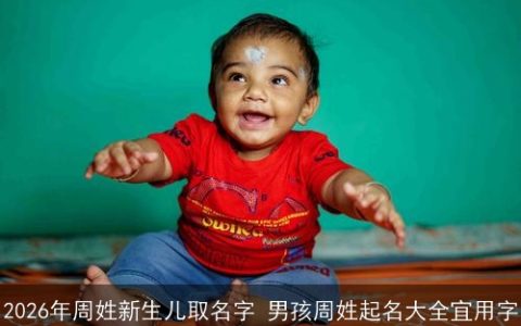 2026年周姓新生儿取名字 男孩周姓起名大全宜用字