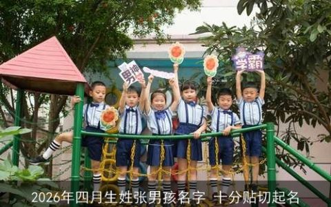 2026年四月生姓张男孩名字 十分贴切起名