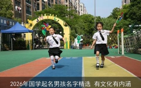 2026年国学起名男孩名字精选 有文化有内涵