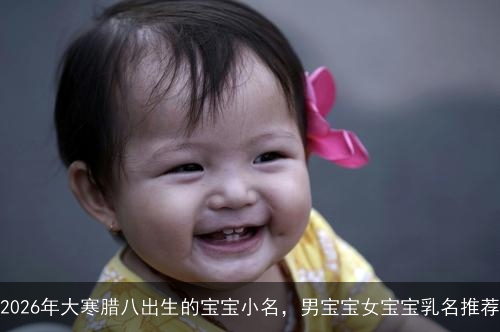 2026年大寒腊八出生的宝宝小名，男宝宝女宝宝乳名推荐