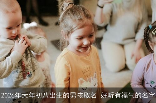2026年大年初八出生的男孩取名 好听有福气的名字