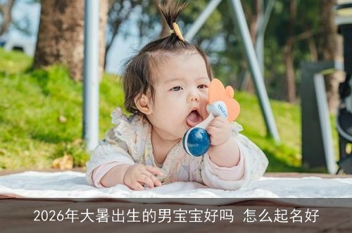 2026年大暑出生的男宝宝好吗 怎么起名好