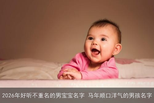 2026年好听不重名的男宝宝名字 马年顺口洋气的男孩名字