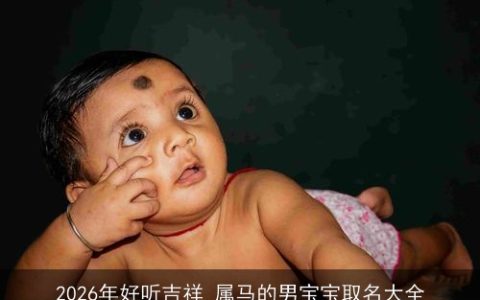 2026年好听吉祥_属马的男宝宝取名大全