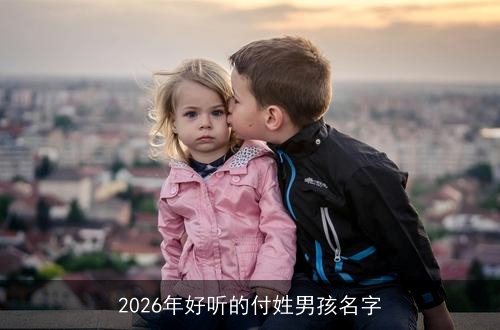 2026年好听的付姓男孩名字