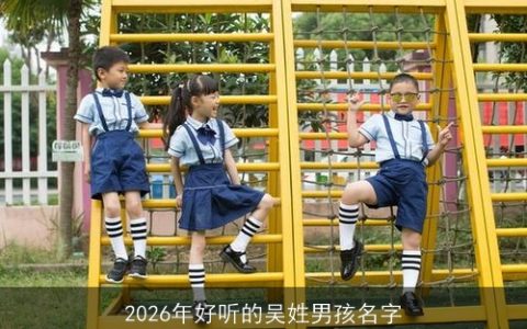2026年好听的吴姓男孩名字