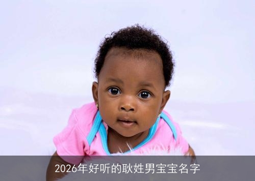 2026年好听的耿姓男宝宝名字