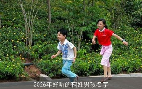 2026年好听的鞠姓男孩名字