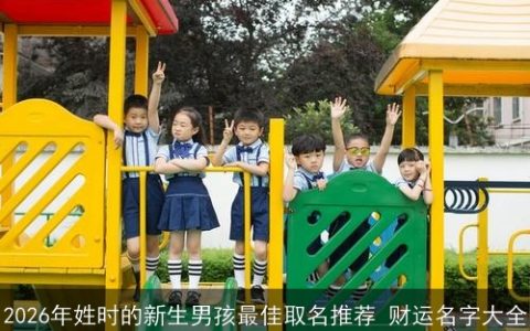 2026年姓时的新生男孩最佳取名推荐 财运名字大全