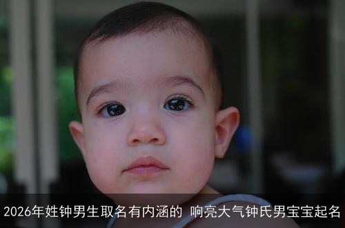 2026年姓钟男生取名有内涵的 响亮大气钟氏男宝宝起名