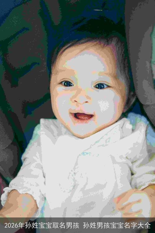 2026年孙姓宝宝取名男孩 孙姓男孩宝宝名字大全