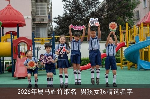 2026年属马姓许取名 男孩女孩精选名字