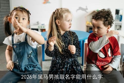 2026年属马男孩取名字能用什么字