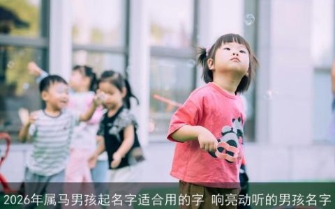 2026年属马男孩起名字适合用的字 响亮动听的男孩名字