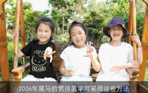 2026年属马的男孩名字可采用这些方法