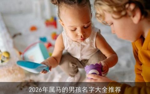 2026年属马的男孩名字大全推荐