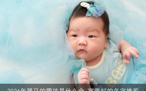 2026年属马的男孩是什么命 寓意好的名字推荐
