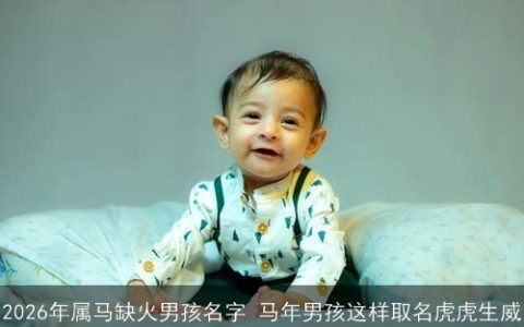 2026年属马缺火男孩名字 马年男孩这样取名虎虎生威