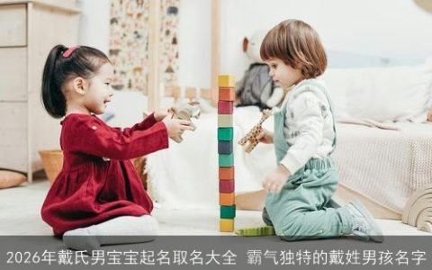 2026年戴氏男宝宝起名取名大全 霸气独特的戴姓男孩名字