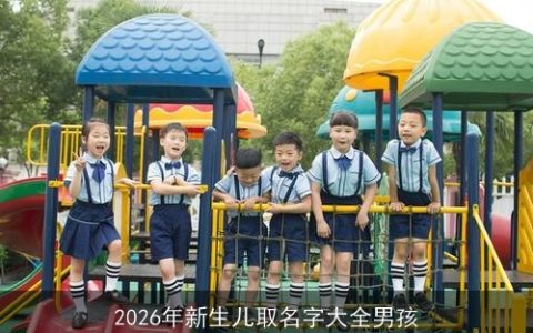 2026年新生儿取名字大全男孩