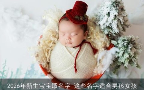 2026年新生宝宝取名字 这些名字适合男孩女孩