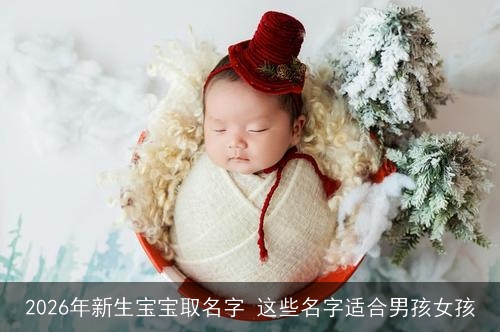 2026年新生宝宝取名字 这些名字适合男孩女孩