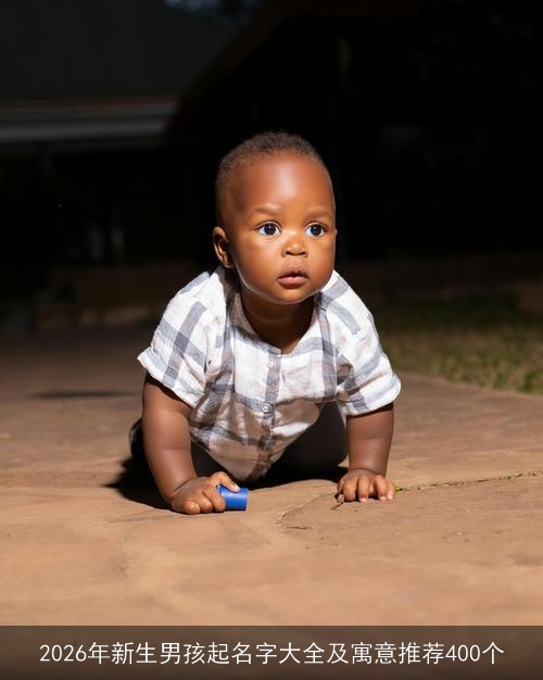 2026年新生男孩起名字大全及寓意推荐400个
