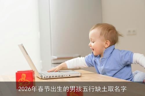 2026年春节出生的男孩五行缺土取名字