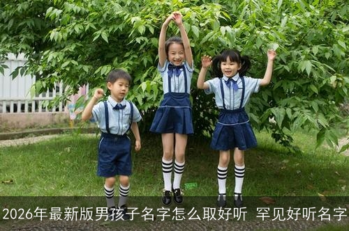 2026年最新版男孩子名字怎么取好听 罕见好听名字