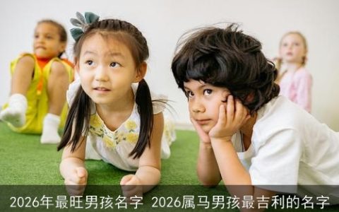 2026年最旺男孩名字 2026属马男孩最吉利的名字