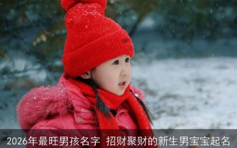 2026年最旺男孩名字 招财聚财的新生男宝宝起名