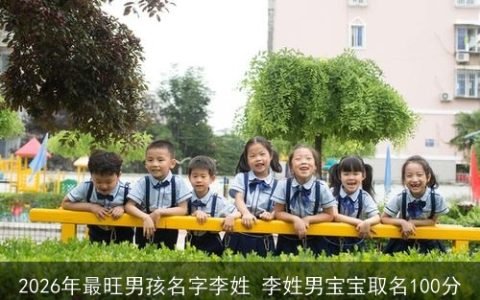 2026年最旺男孩名字李姓 李姓男宝宝取名100分