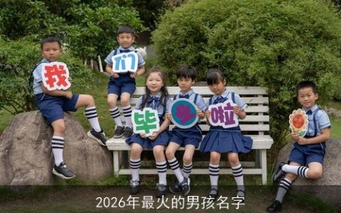 2026年最火的男孩名字