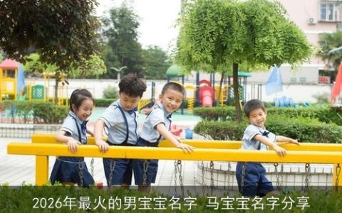 2026年最火的男宝宝名字 马宝宝名字分享