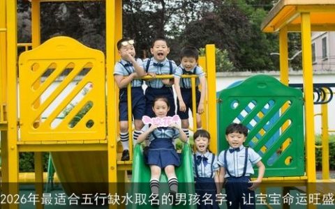 2026年最适合五行缺水取名的男孩名字，让宝宝命运旺盛