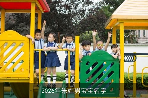 2026年朱姓男宝宝名字