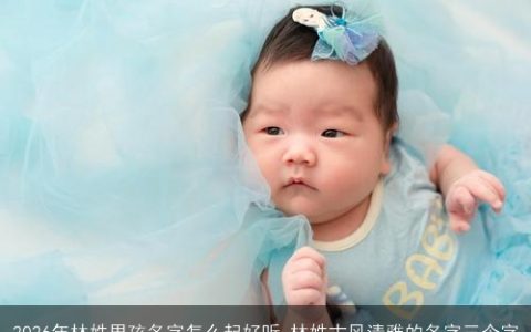 2026年林姓男孩名字怎么起好听 林姓古风清雅的名字三个字