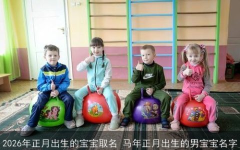 2026年正月出生的宝宝取名 马年正月出生的男宝宝名字