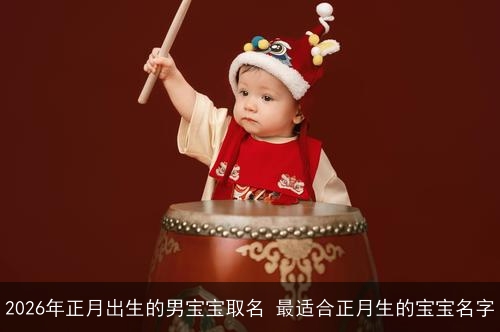 2026年正月出生的男宝宝取名 最适合正月生的宝宝名字