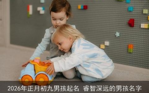 2026年正月初九男孩起名 睿智深远的男孩名字