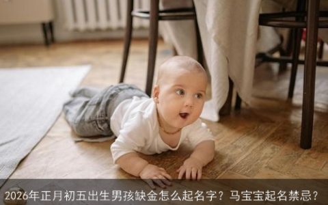 2026年正月初五出生男孩缺金怎么起名字？马宝宝起名禁忌？
