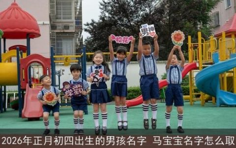2026年正月初四出生的男孩名字 马宝宝名字怎么取