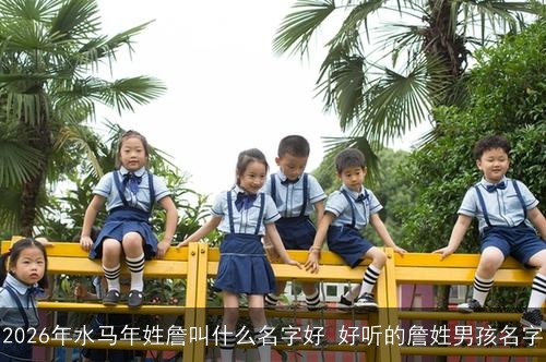 2026年水马年姓詹叫什么名字好 好听的詹姓男孩名字