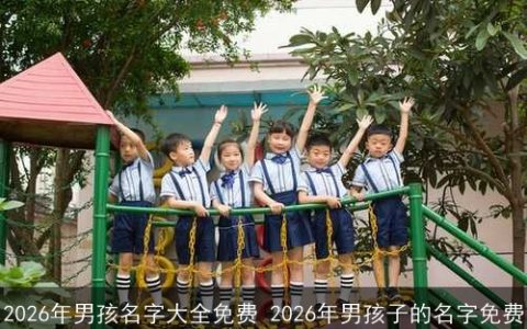 2026年男孩名字大全免费 2026年男孩子的名字免费