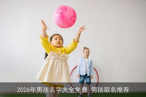 2026年男孩名字大全免费 男孩取名推荐