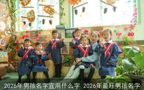2026年男孩名字宜用什么字 2026年最旺男孩名字