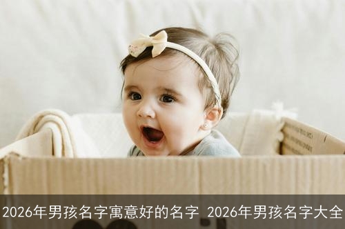 2026年男孩名字寓意好的名字 2026年男孩名字大全