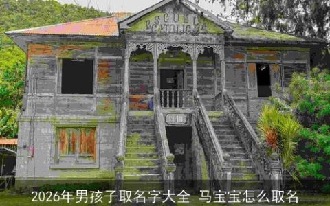 2026年男孩子取名字大全 马宝宝怎么取名