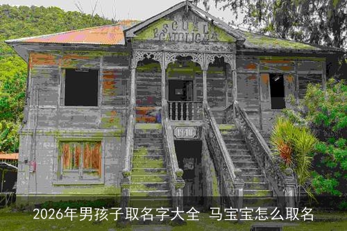 2026年男孩子取名字大全 马宝宝怎么取名