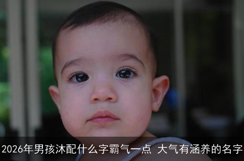 2026年男孩沐配什么字霸气一点 大气有涵养的名字
